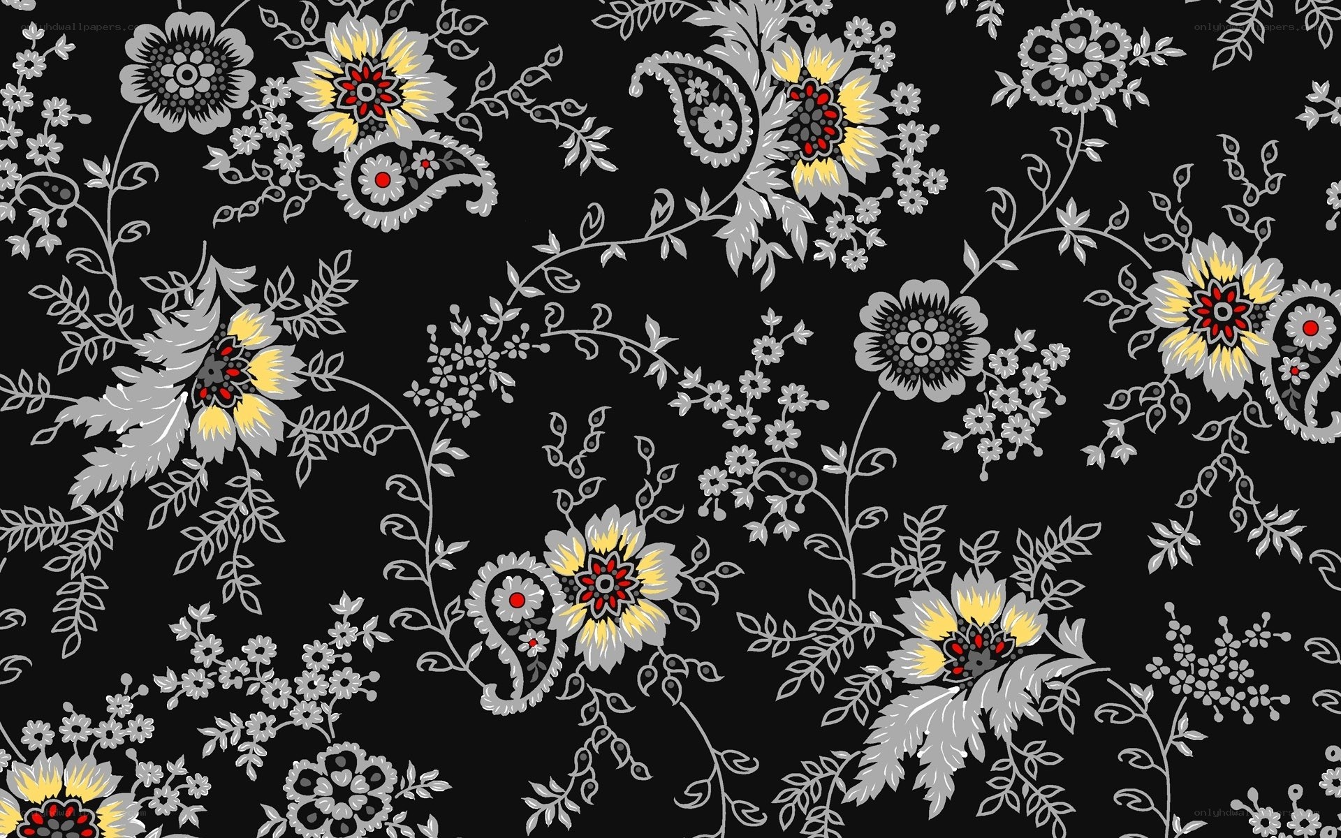 floral paisley pattern design