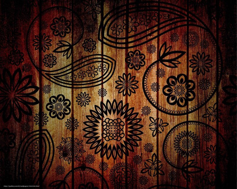 floral paisley wood texture