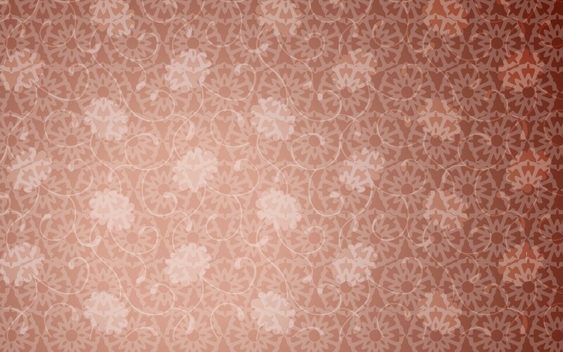 Floral Pattern Background — Brown