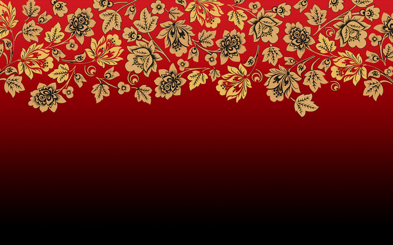 Floral Pattern Border