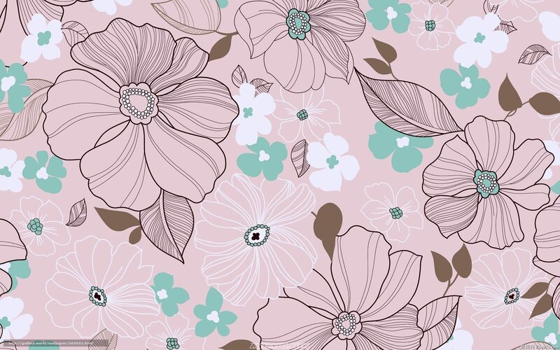 Floral Pattern Design — Pink, Calm
