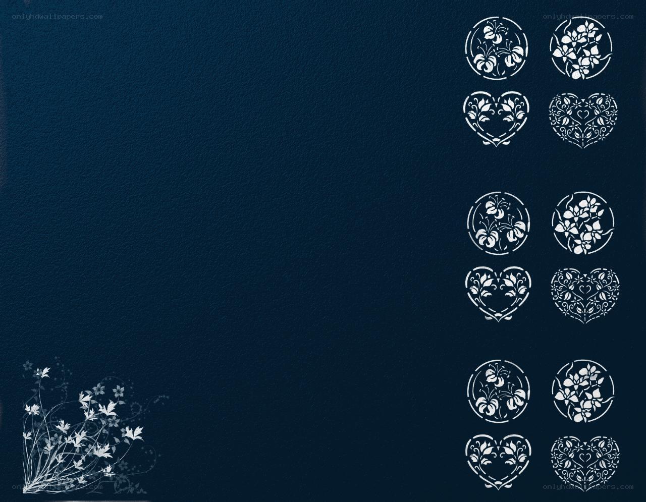 floral pattern design set