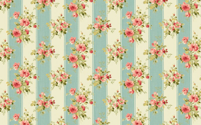Floral Pattern on Wallpaper