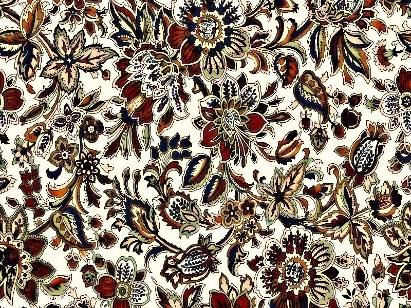 Floral Pattern Textile
