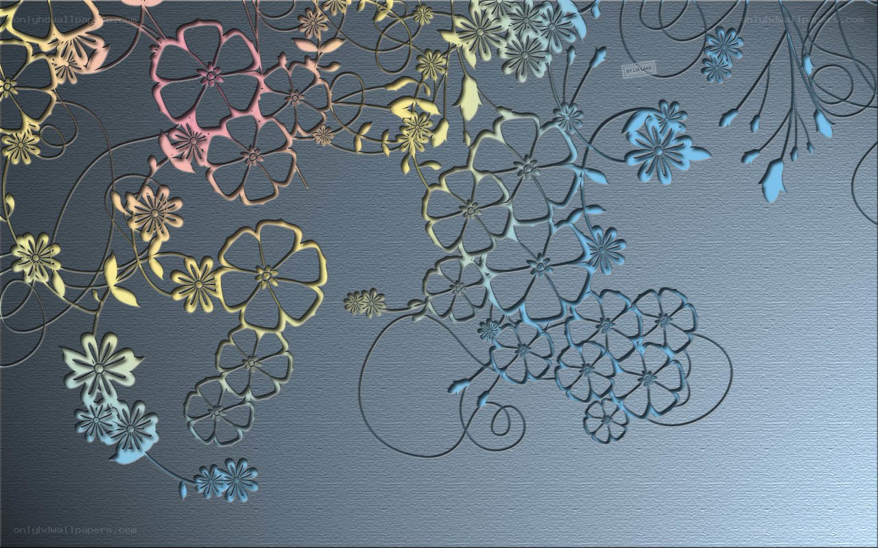 floral pattern wallpaper