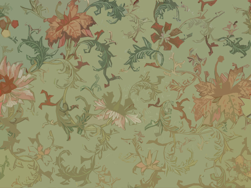 floral pattern wallpaper