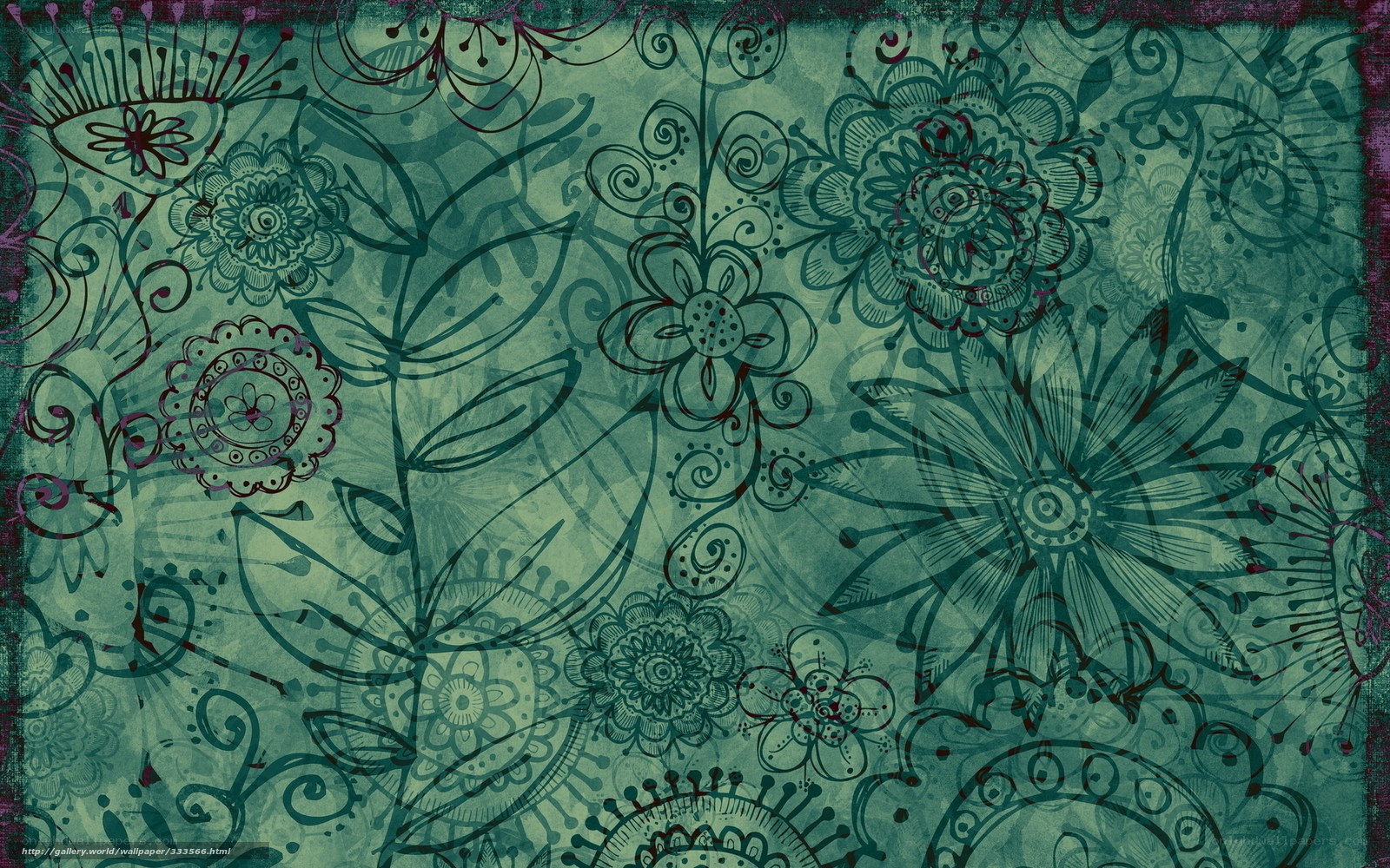 floral pattern wallpaper