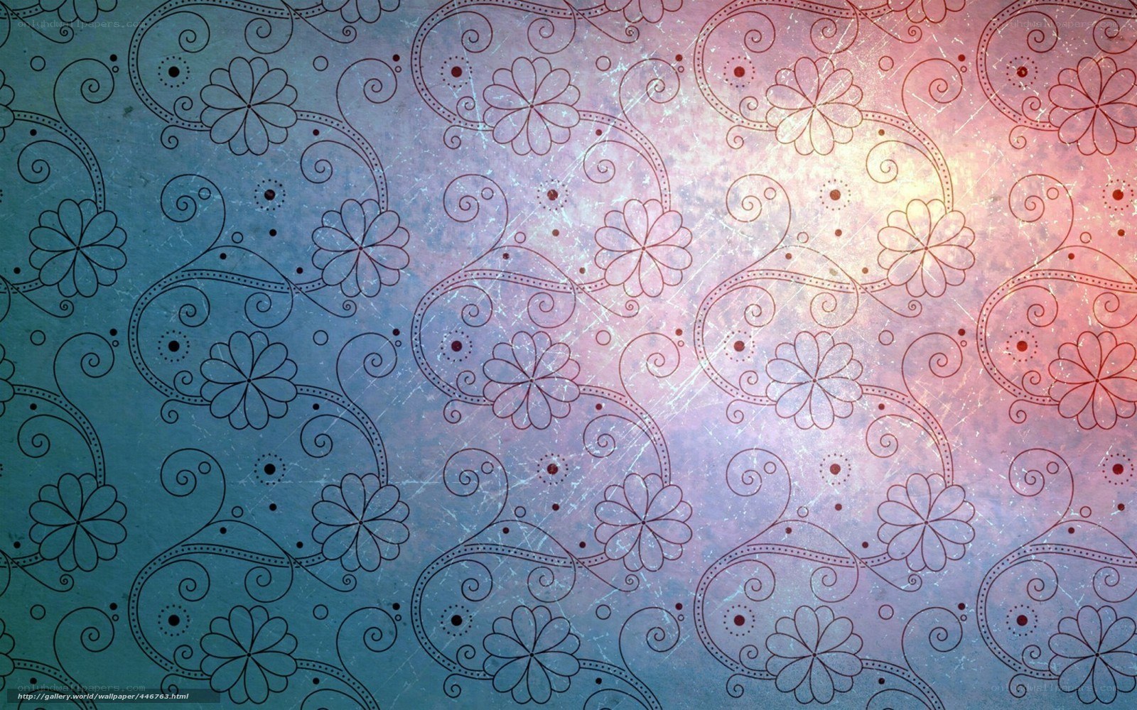 floral pattern wallpaper