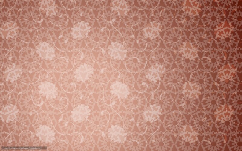 Floral Pattern Wallpaper — Brown, Calm