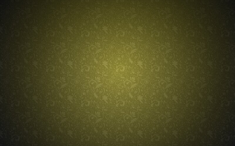 Floral Pattern Wallpaper — Green