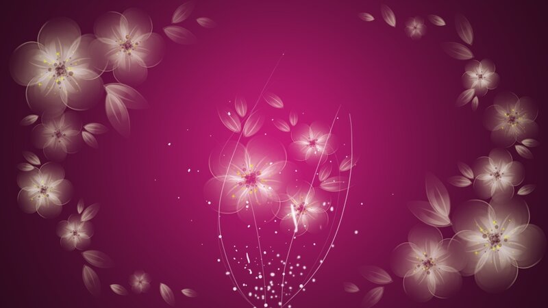 Floral Pattern with Blossoms