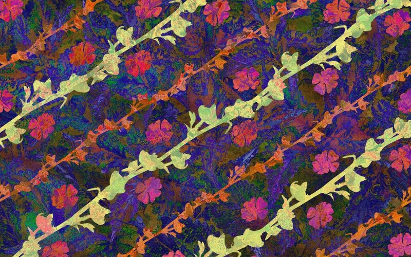 Floral Pattern with Branches