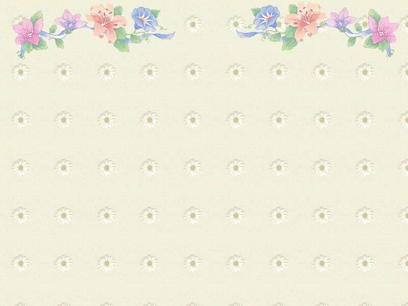 floral pattern with daisies