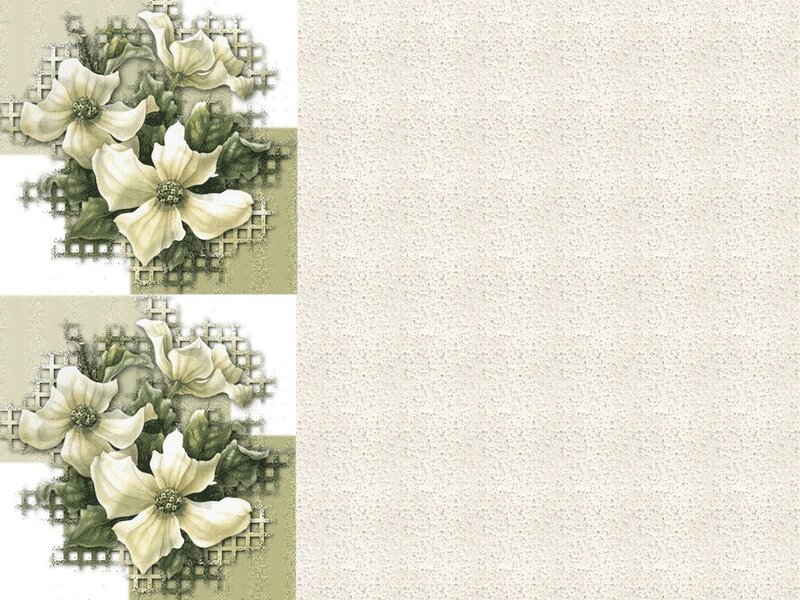 floral pattern with white flowers