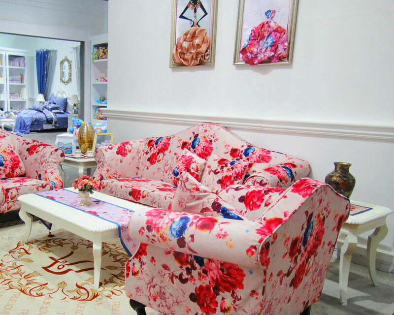 Floral Sofa Set