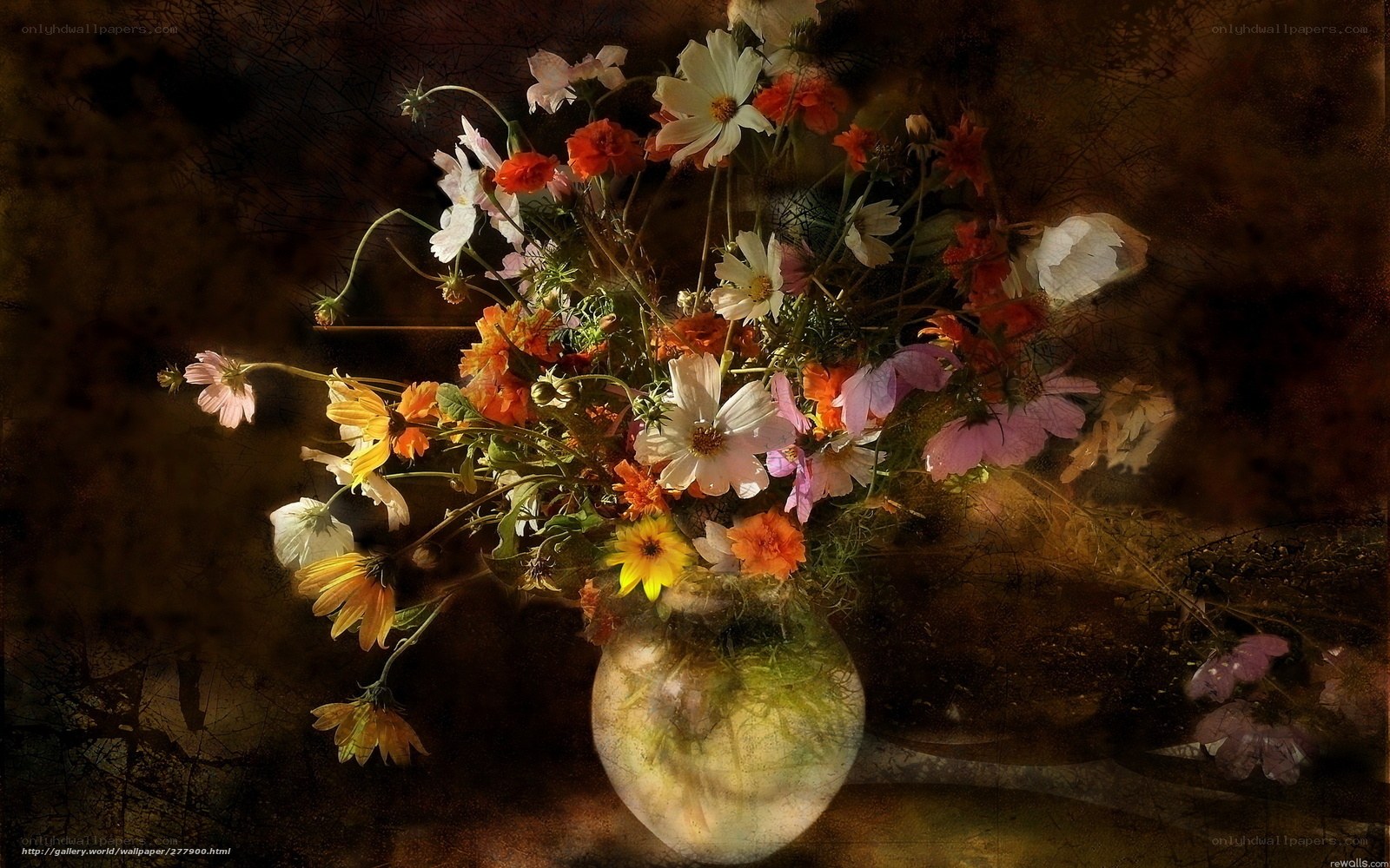 Floral still life bouquet
