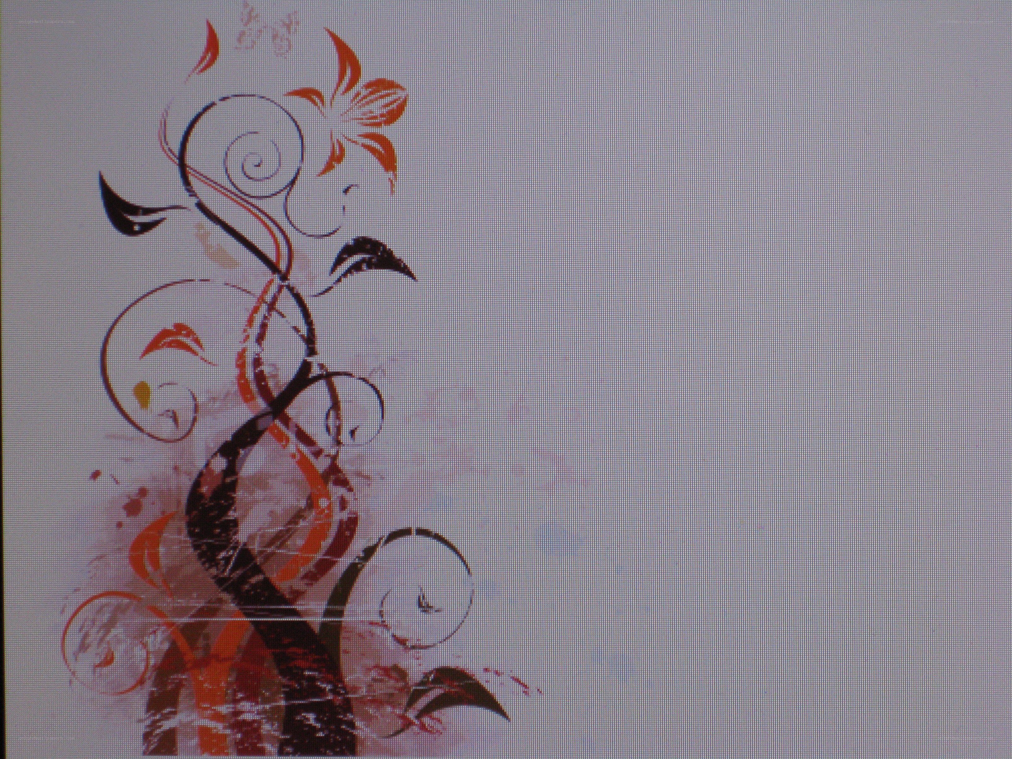 floral swirl design