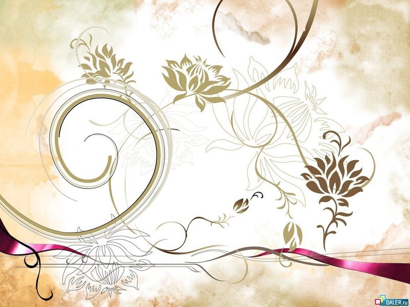 floral swirl design background