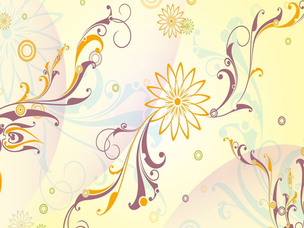 floral swirl pattern background