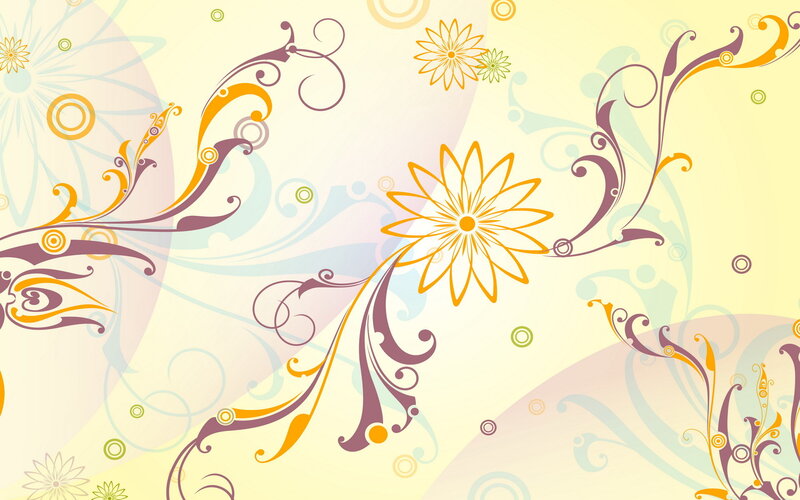 floral swirl pattern background