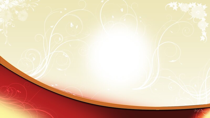 Floral Swirl Pattern — Cream