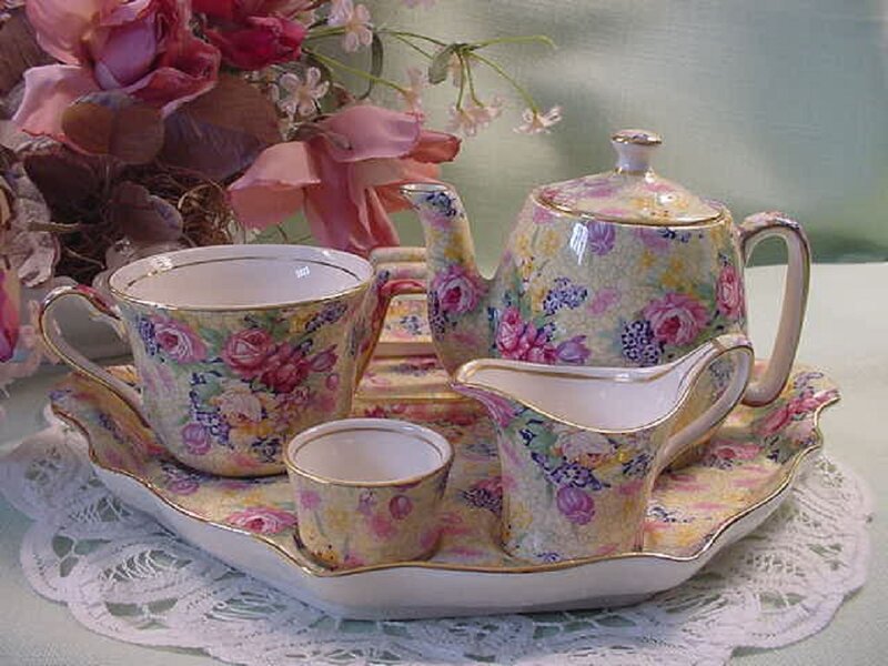 Floral Tea Set