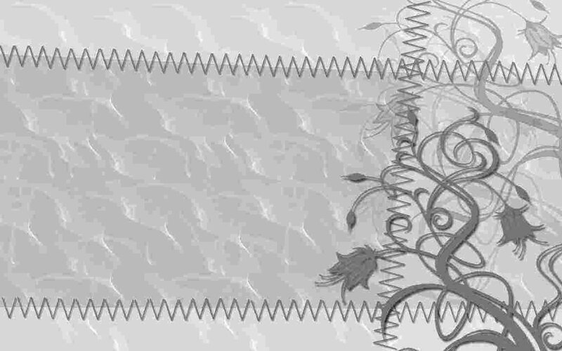 Floral Vine Pattern — Gray
