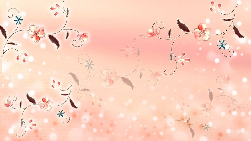 Floral Vine Pattern — Pink