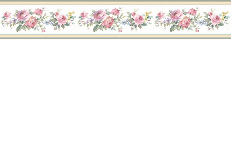 Floral Wallpaper Border