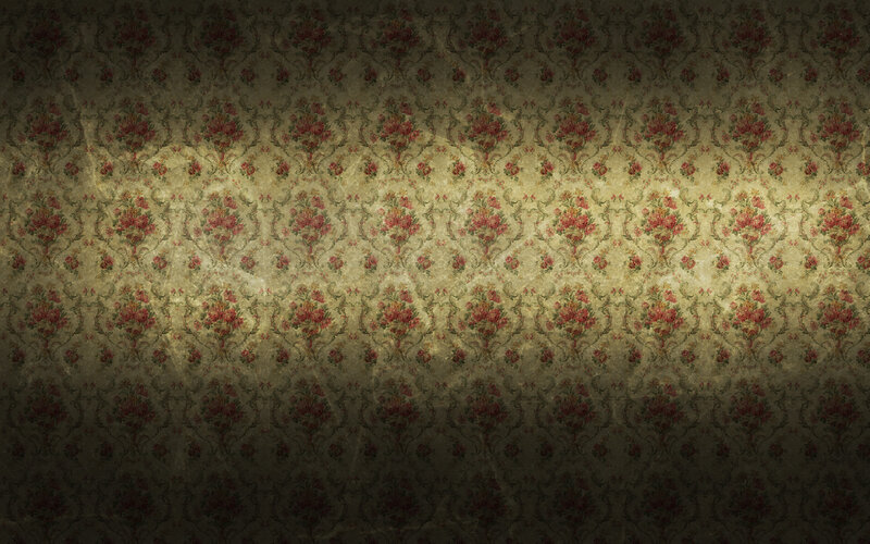 Floral Wallpaper Pattern — Brown