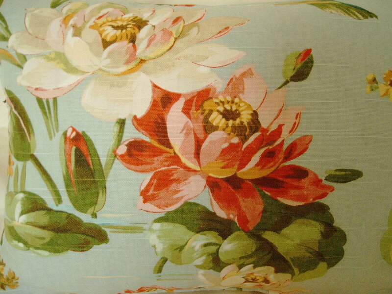 floral water lily pattern