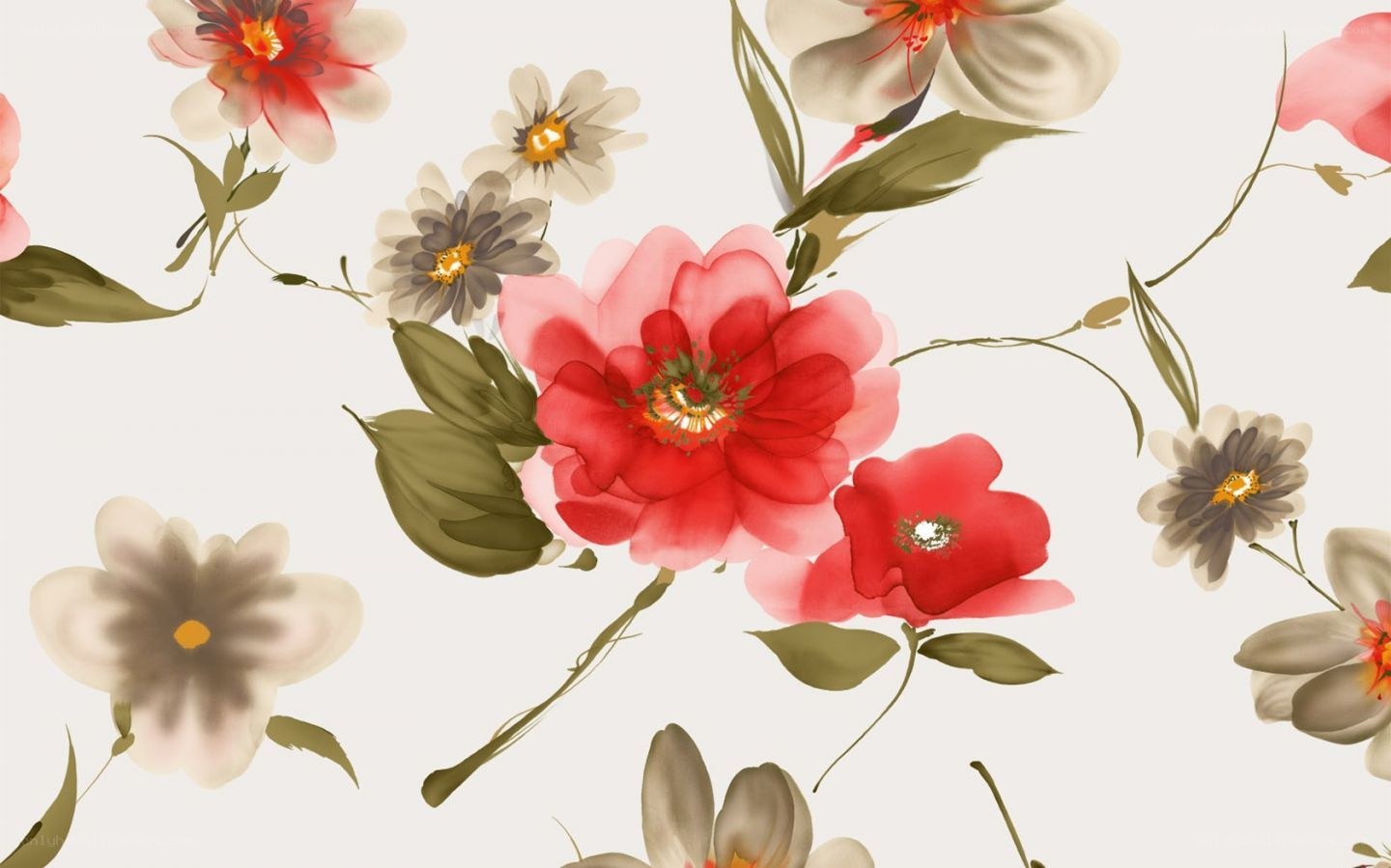 floral watercolor pattern