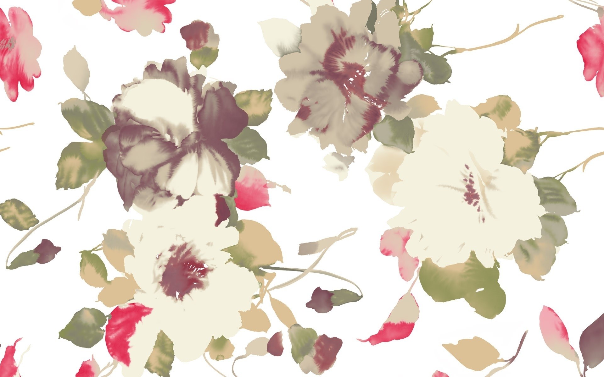 floral watercolor pattern