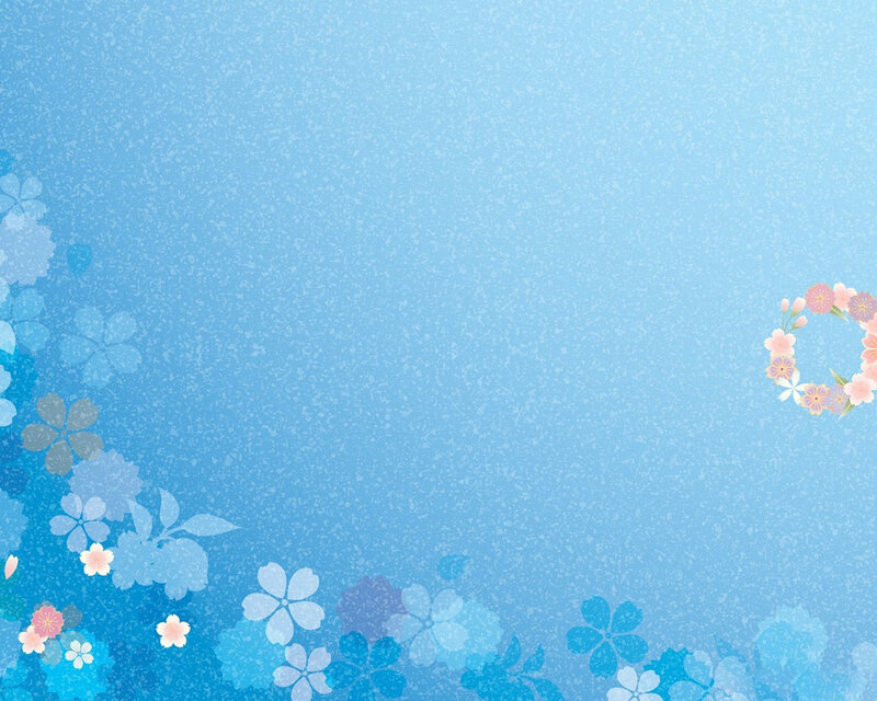 Floral Wreath and Blossoms