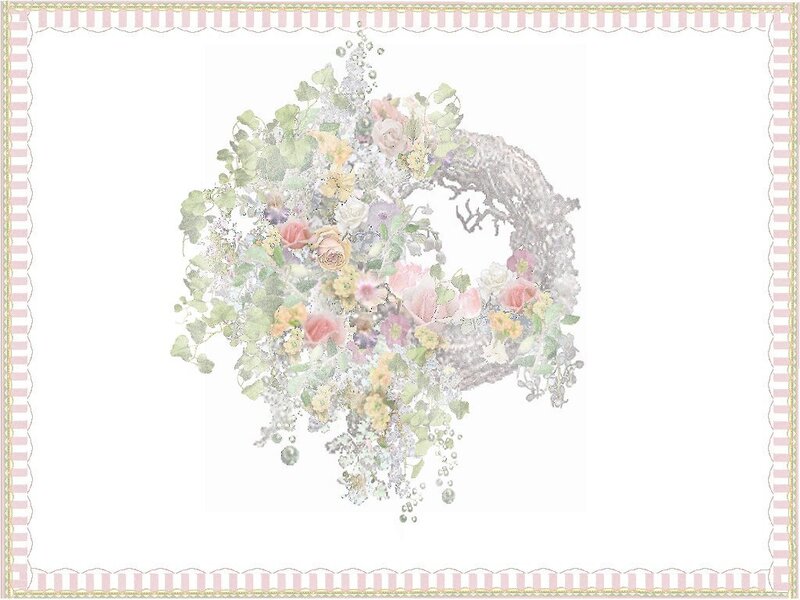 Floral Wreath on Branch