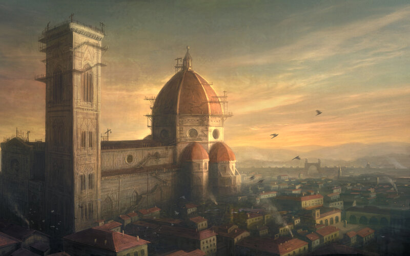 Florence Cathedral at Dusk