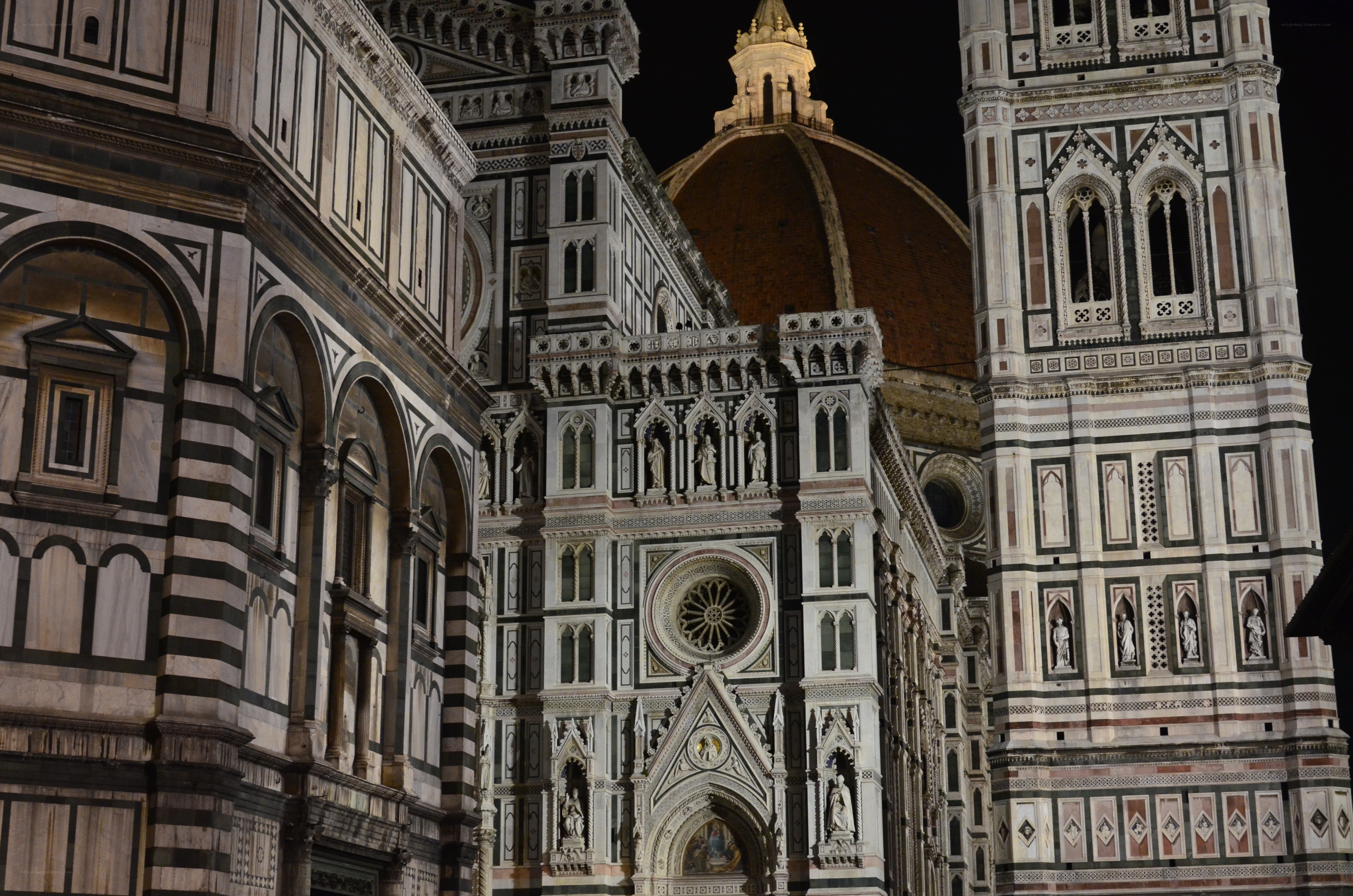 Florence Cathedral at night