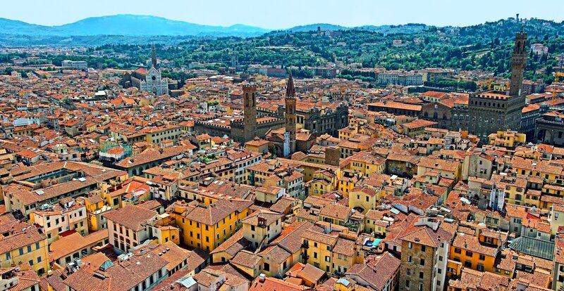Florence Cityscape — Orange