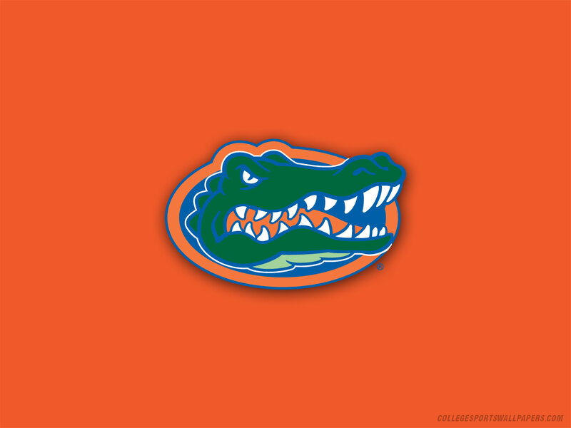 Florida Gators logo on orange