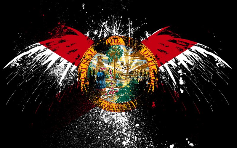 Florida State Seal with Wings
