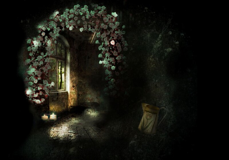 Flower Arch over Window
