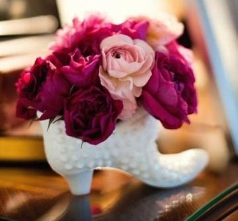 Flower Arrangement in Boot