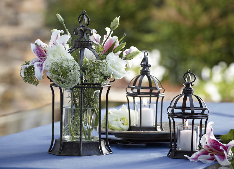 Flower Arrangement in Lantern