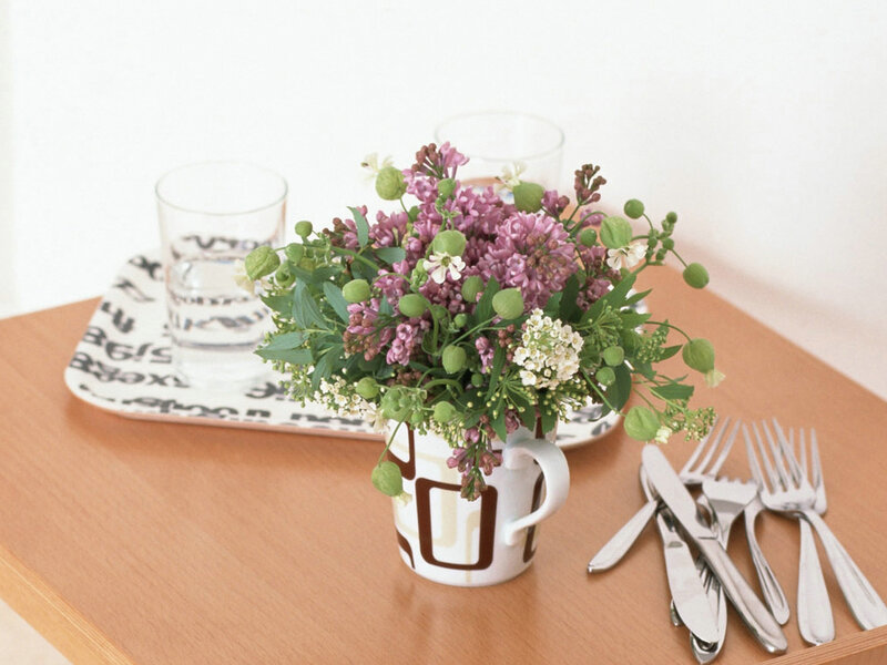 Flower Arrangement in Mug