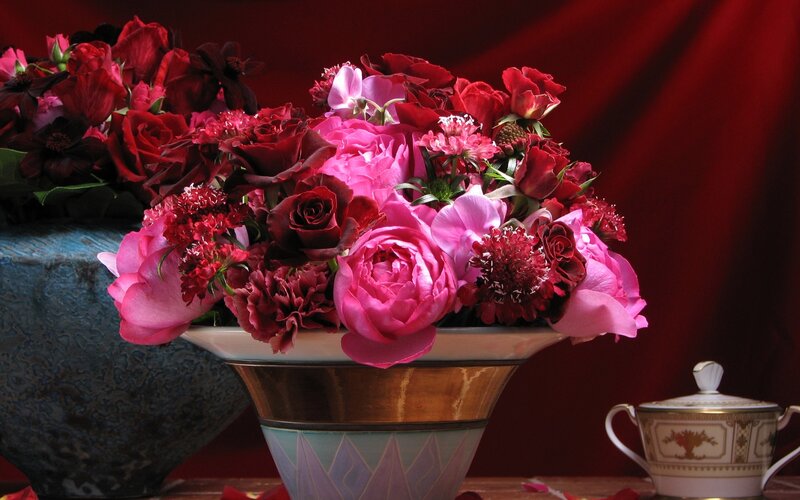 Flower Arrangement in Vase