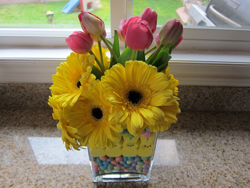 Flower Arrangement in Vase — Yellow, Calm, Spring