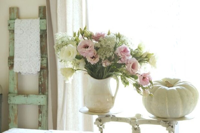 Flower Arrangement with Pumpkin