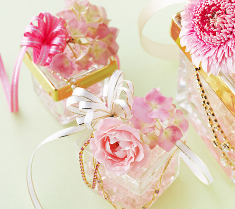 Flower Arrangements in Boxes