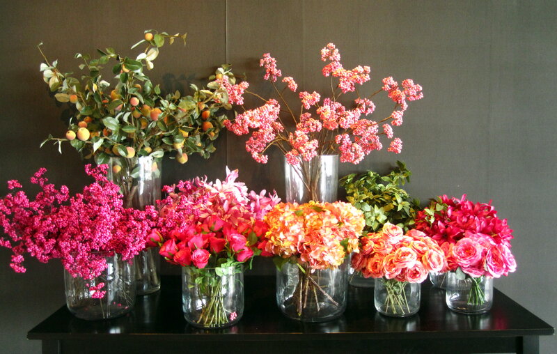 Flower Arrangements in Vases — Pink, Calm