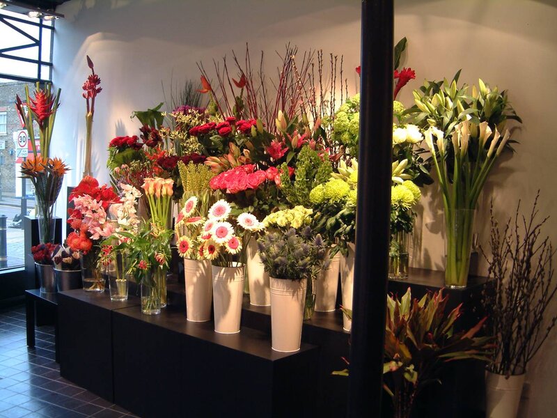 Flower Arrangements in Vases — White, Calm